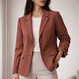 Contemporaine Terracotta Tailored Blazer